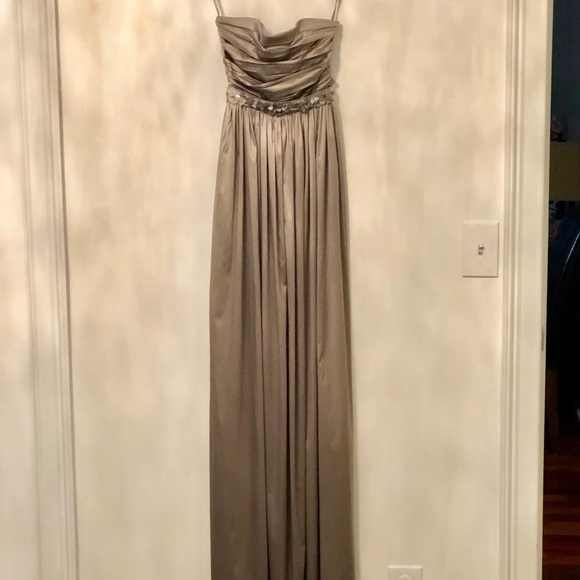 Urma metallic formal strapless dress - Size 36 - Picture 3 of 8